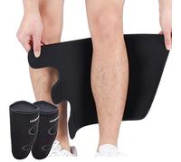 Hobrave Paquete de 2 fundas de compresión para pantorrilla, para aliviar el dolor muscular de la pantorrilla, tensión, esguinces, lesiones, soporte ajustable para las piernas, hombres y mujeres