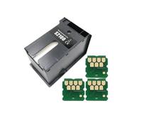 HOBXMFY Tanque de Mantenimiento Compatible para T3100 T3130 T3140 T3150 T3160 T3170 T3170X T3170M T3180 F500 F531 F551 F560 F570 Modelo C13S210057(Tank and 3PC Chip)