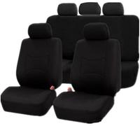 HOCAH Car Seat Covers para Fiat Punto (2013-2015),Protector para Asientos, Impermeables Juegos de Cubreasientos Interior Accesorios,All-Black