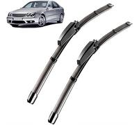 HOCAH Juego de Escobillas Limpiaparabrisas para Mercedes Benz C-Class C160 C180 C200 C230 C240 C280 C350 C32 C55 W203 2004-2007, Escobilla Coche Limpiaparabrisas Delantero, Fácil Instalación