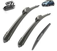 HOCAH Juego de Escobillas Limpiaparabrisas para Nissan Micra March Hatchback K13 2010-2016 21in+14in+12in, Escobilla Coche Limpiaparabrisas Delantero, Fácil Instalación