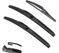 HOCAH Juego de Escobillas Limpiaparabrisas para Suzuki Swift 2 Hatchback 2010-2017 21in+18in+10in, Escobilla Coche Limpiaparabrisas Delantero, Fácil Instalación