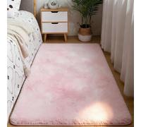 HOCEDO Alfombra Dormitorio 80 x 50 cm Isolación Acústica y Disminución del Ruido, Ahorro Energético Alfombras de Habitacion para Salas de Estar y Dormitorios., Rosa
