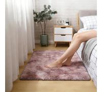 HOCEDO Alfombra Dormitorio 90 x 65 cm Isolación Acústica y Disminución del Ruido, Ahorro Energético Alfombras de Habitacion para Salas de Estar y Dormitorios., Rosa Púrpura