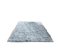 HOCEDO Alfombras Salón Pelo Largo 100 x 300 cm Absorción Acústica y Reducción de Ruido Alfombras Peludas Que No Se Desprenden, Gris Agua