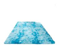 HOCEDO Alfombras Salón Pelo Largo 150 x 300 cm Absorción Acústica y Reducción de Ruido Alfombras Peludas Que No Se Desprenden, Azul