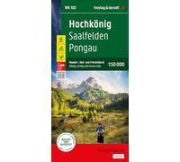 Hochkönig, Wander-, Rad- und Freizeitkarte 1:50.000, freytag & berndt, WK 103: Saalfelden - Pongau, mit APP, wasserfest und reißfest