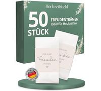 HOCHZEITSHELD Lágrimas de alegría para boda, 50 unidades