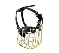 Hocico para perros | Gorro anti-scavenging ajustable | cómodo | Bozal De Metal Para Perros Con Máscara Para Mascotas Ajustable Para Paseos De Entrenamiento Para Aseo D
