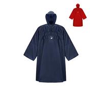 HOCK Poncho de lluvia para senderismo Weather AS climate con mangas largas, el poncho transpirable para exteriores para hombre y mujer, capa de lluvia con corte ancho para senderismo con mochila, azul S