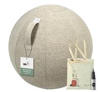 Hock VLUV STOV Balón Asiento Ergómico de 65 cm de Diámetro en Color Kiesel