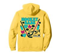 Hockey Babe Coquette - Patín de hielo y diseño de palo Sudadera con Capucha