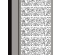 Hockey Color Puck Drip Composition Notebook Journal | College ruled 120 pages | 7.5 x 9.25 in. | Teen Campus Practice School