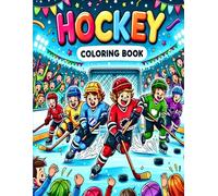 Hockey Coloring Book: Amazing Scenes with Hockey Players for Kids