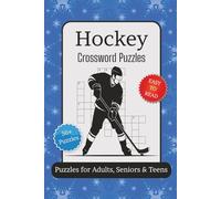 Hockey Crossword Puzzles: Crossword Puzzles with Easy to Read Print about Hockey, Ice Hockey, Hockey Culture and More | 6x9 inches, 120 pages | 50+ ... Gift for Vacations, Holidays and Relaxation
