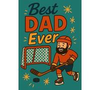Hockey Dad | Notebook, format A5: Squared Grid Notebook | 120 Pages | Glossy Cover | Perfect Gift for Father's Day, Birthday or Everyday Use