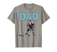 Hockey Dad Strong Dad Jugador de Hockey sobre Hielo Diseño Gráfico Camiseta