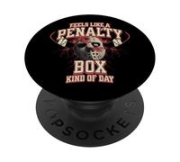 Hockey Divertido se Siente como un penalti Box Tipo de día PopSockets PopGrip Adhesivo