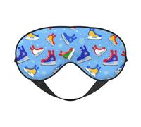 Hockey Elements - Antifaz para dormir con diseño creativo, ajustable, transpirable, moderno para una experiencia de sueño cómoda