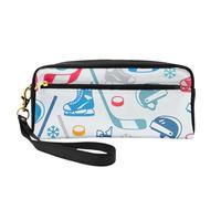 Hockey Elements - Bolsa de maquillaje con estampado creativo y elegante, impermeable, para niñas, estudiantes, artículos de tocador
