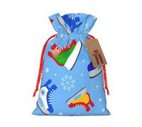 Hockey Elements - Bolsa de regalo con cordón para boda, fiesta, cumpleaños, bolsa de regalo única, bolsa de lona reutilizable, 1 pieza, M