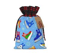 Hockey Elements - Bolsas de regalo reutilizables con diseño creativo con diseño navideño, elegantes, únicas y personalizadas