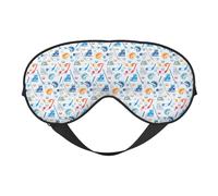 Hockey Elements - Máscara de ojos reversible para meditación y viajes, diseño creativo, versátil y versátil