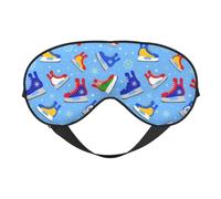 Hockey Elements - Máscara de ojos suave con estampado creativo, para dormir, para dormir, para viajes, oficina, yoga, siesta