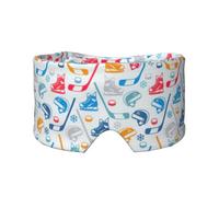 Hockey Elements - Orejeras para dormir con estampado creativo para adultos y niños, suaves, opacas, para viajes, siesta, hogar, oficina