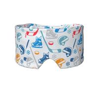 Hockey Elements - Orejeras para dormir con estampado creativo y estampado creativo para adultos y niños, cómodas para dormir en viajes
