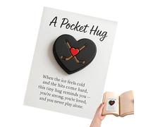 Hockey Heart Bag Hug - Hockey ocket Hüg | Regalo motivacional de hockey sobre hielo, tarjeta de mensaje, diseño significativo para jugadores, amigos y familiares