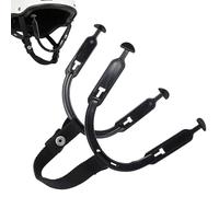Hockey Helmet Strap Replacement, Ear Loop Repair Kit, Adjustable Nylon Strap with Secure Buckle, Comfortable Padding for Football Softball Baseball Sports Training Competition Outdoor Activity