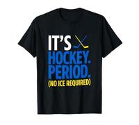 Hockey Hielo Patines Hierba Aficionado Divertido Camiseta