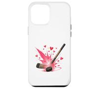 Hockey Love Heart Slap Shot Carcasa para iPhone 12 Pro MAX