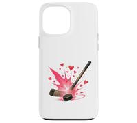 Hockey Love Heart Slap Shot Carcasa para iPhone 13 Pro MAX