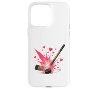 Hockey Love Heart Slap Shot Carcasa para iPhone 15 Pro MAX