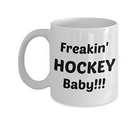 ¡Hockey, Maldito Hockey, Bebé! Taza Con Asa Taza De Café Porcelana Tazas 330Ml Para Leche Zumo Hogar