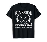 Hockey Mamá Papá Rinkside Social Club Matching Hockey Familia Camiseta