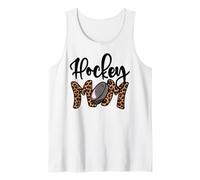 Hockey Mom Leopard Ice Hockey Mama, Mothers Day Hockey Mom Camiseta sin Mangas