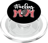 Hockey Mom, Leopard Ice Hockey Mama, Mothers Day Hockey Mom PopSockets PopGrip para MagSafe