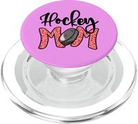 Hockey Mom Leopard Ice Hockey Mama, Mothers Day Hockey Mom PopSockets PopGrip para MagSafe