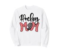 Hockey Mom Leopard Ice Hockey Mama, Mothers Day Hockey Mom Sudadera