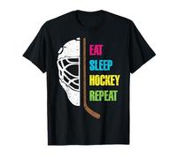 Hockey Player Funny Graffiti Style For Kid Teen Adult Hockey Camiseta