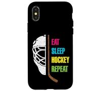 Hockey Player Funny Graffiti Style For Kid Teen Adult Hockey Carcasa para iPhone X/XS