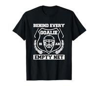 Hockey Portero Detrás De Buen Portero Empty Net Hockey Camiseta