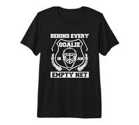 Hockey Portero Detrás De Buen Portero Empty Net Hockey Camiseta Premium