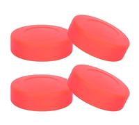 Hockey Pucks - Training Puck | 4-Pack Floor Hockey Pucks For Kids & Youth, Official Mini Regulation Size Ice Hockeyes Training Gear For Practicing, Durable PVC Rubber For Stable Accurate Shots