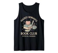 Hockey Romance Book Club Lector Amor Leer Deportes Camiseta sin Mangas