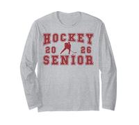 Hockey Senior Night Hockey Senior 2026 Graduación 55 Manga Larga