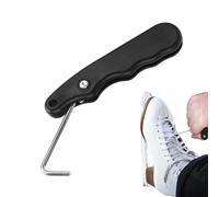 Hockey Skate Tightener, Lace Puller Tool Set, Stainless Steel Folding Wrench with Anti Slip Handle Grip Design, Ice Skating Accessory, Compact Portable Style Finish for Figure Skate Adjustment